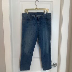 Old navy jeans with stars